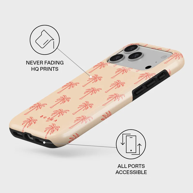 Burga iPhone 17 Pro Max Happy Hour Burga iPhone 17 Pro Max Happy Hour Premium Case Compatible with Hybrid Dual-Layer Hard Shell + Silicone Protection - Scratch-Resistant Shockproof Mobile Cover  | Best Price UAE